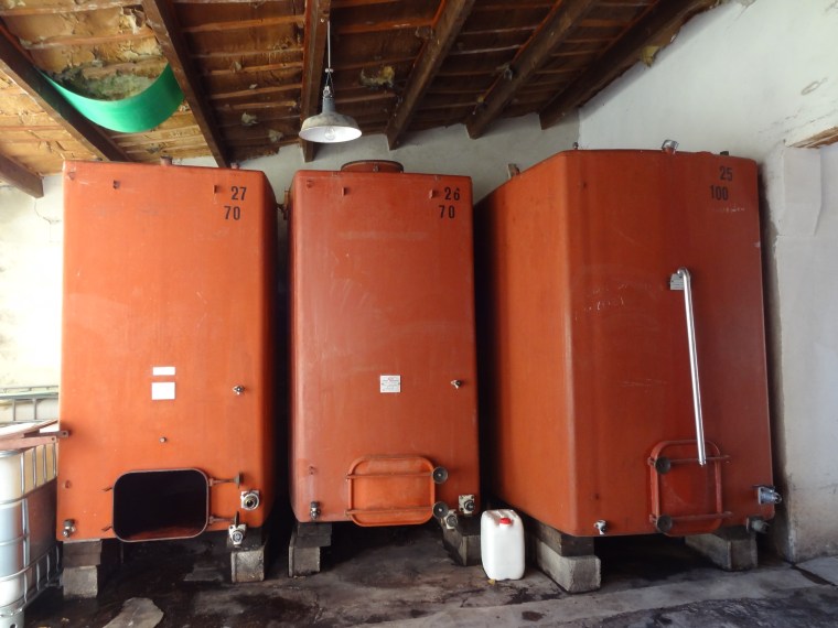 Steel Tanks at Clos de Trias